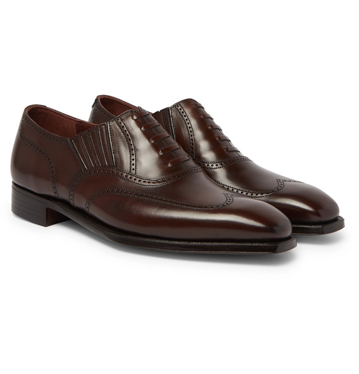 Photo: George Cleverley - Winston Leather Oxford Brogues - Brown