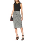 Alexander McQueen Sleeveless wool and cashmere dress