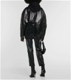 The Mannei Batumi oversized leather jacket