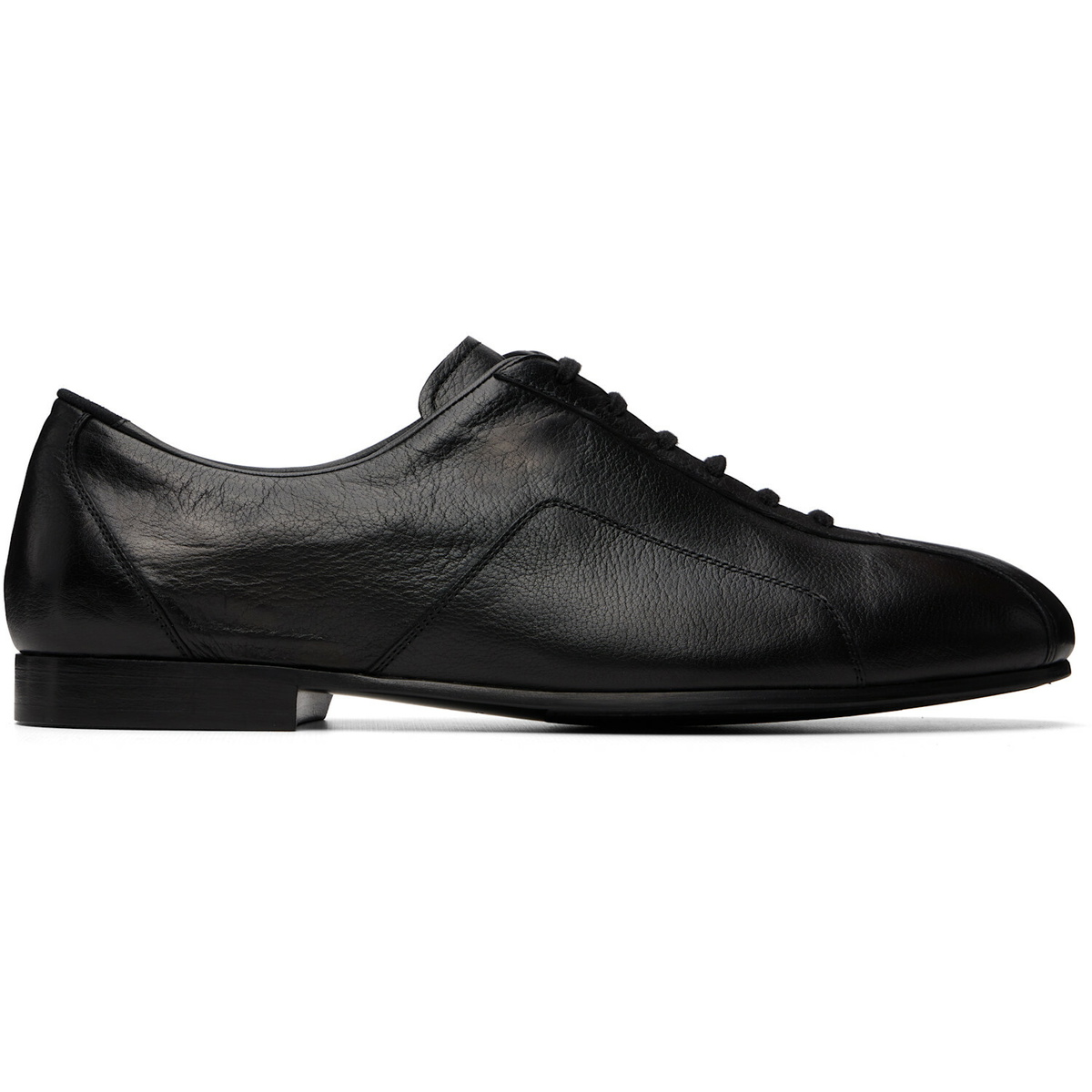 Jil Sander Black Hamburg Lace-Up Oxfords