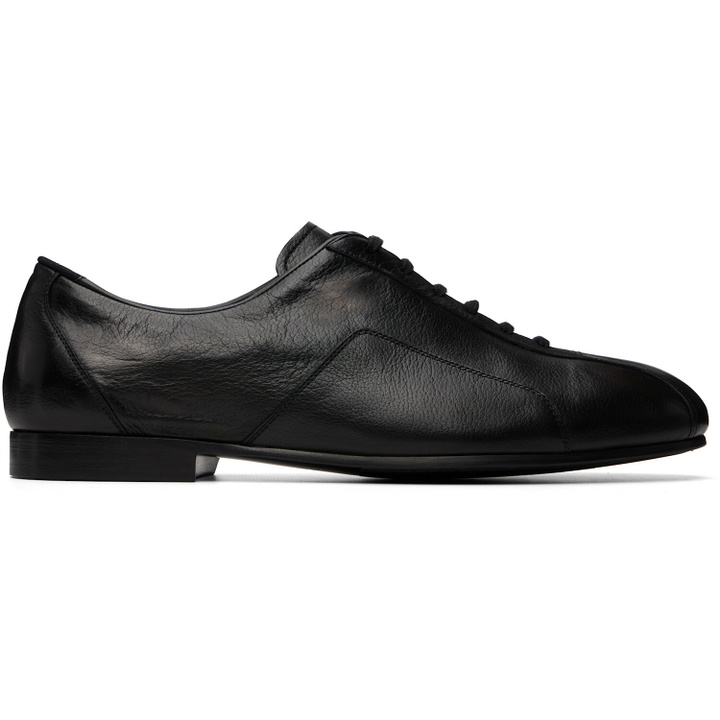 Photo: Jil Sander Black Hamburg Lace-Up Oxfords