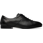 Jil Sander Black Hamburg Lace-Up Oxfords