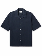 NN07 - Ole 5246 Camp-Collar Cotton-Blend Shirt - Blue