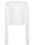 LES TIEN - Crop Cotton Long Sleeve T-shirt