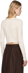 Anna Sui Off-White 'Anna Sui Girl' Long Sleeve T-Shirt