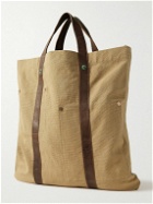 RRL - Harley Leather-Trimmed Cotton-Canvas Tote Bag