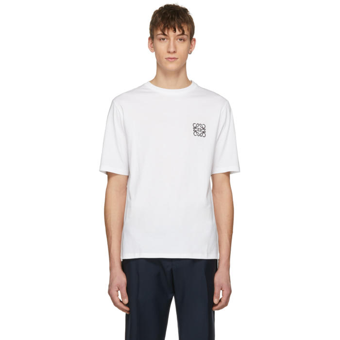 Loewe White Anagram T-Shirt Loewe