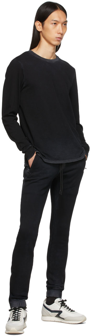 COTTON CITIZEN Black Bronx Zip Sweatpants COTTON CITIZEN