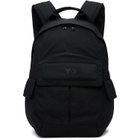 Y-3 Black Small Backpack