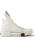 Rick Owens - Converse DRKSTAR Chuck 70 Canvas High-Top Sneakers - White