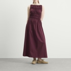 Faithfull The Brand Women's Yael Midi Dress in Mulberry