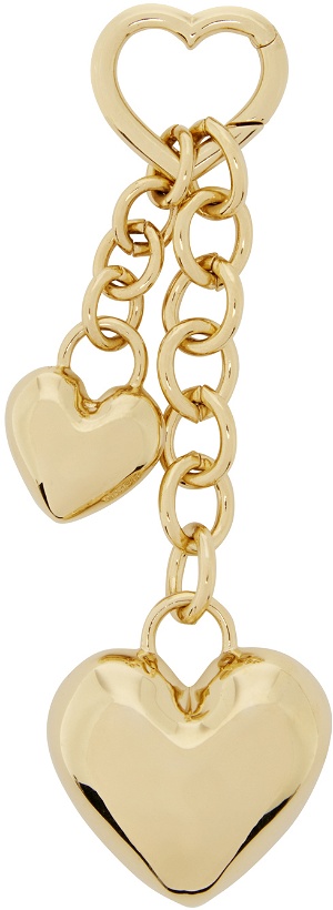 Photo: Numbering Gold Hinged-Ring Keychain