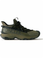 Moncler - Trailgrip Lite2 Logo-Print Ripstop and Rubber Sneakers - Green