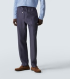 Etro Linen slim pants