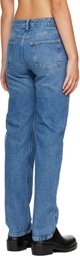 Stefan Cooke Blue Braided Jeans