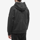 Moncler Men's Zip Up Hoody in Black