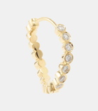 Sophie Bille Brahe Courant 18kt gold single earring with diamonds