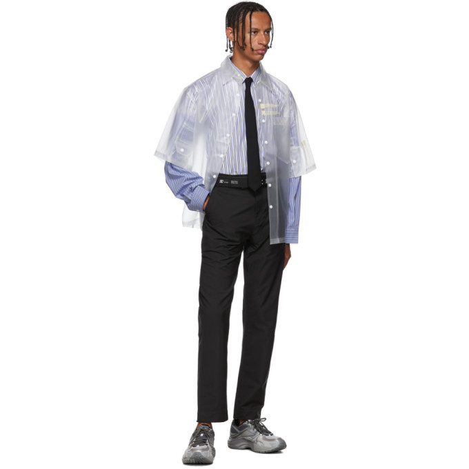 Xander Zhou White Translucent Shirt Xander Zhou