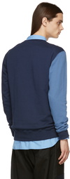 Comme des Garçons Shirt Blue Colorblock Sweatshirt