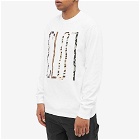 CLOT Long Sleeve Patchwork Logo T-Shirt in White