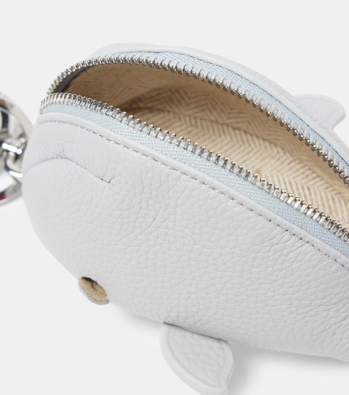 LOEWE ホワイト ハンドバッグ 財布 キーホルダー ポーチ セット Loewe: Women's Puzzle Fold Pouch (Sea Salt) | DSMNY E-SHOP