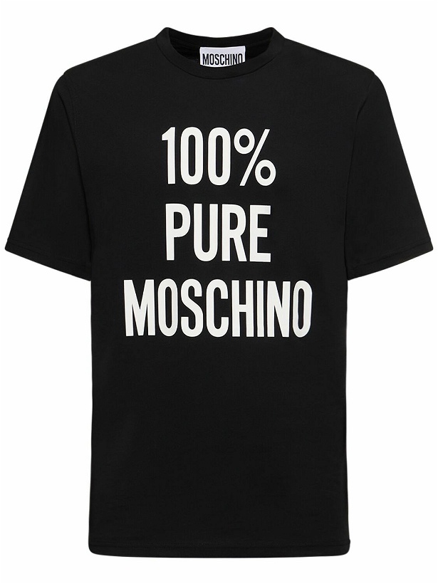 Photo: MOSCHINO - 100% Pure Moschino Cotton T-shirt