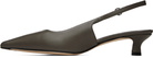 Aeyde Gray Catrina Slingback Heels