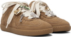 GANNI Brown Recycled Suede Sneakers