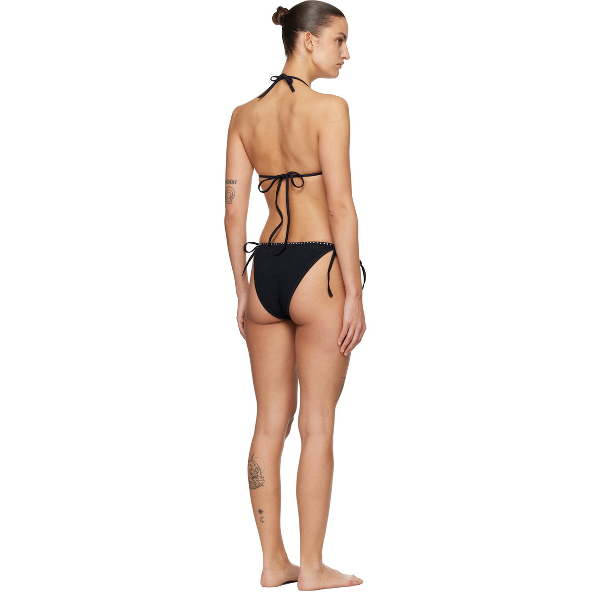 Hunza G Black Gina Swarovski Bikini