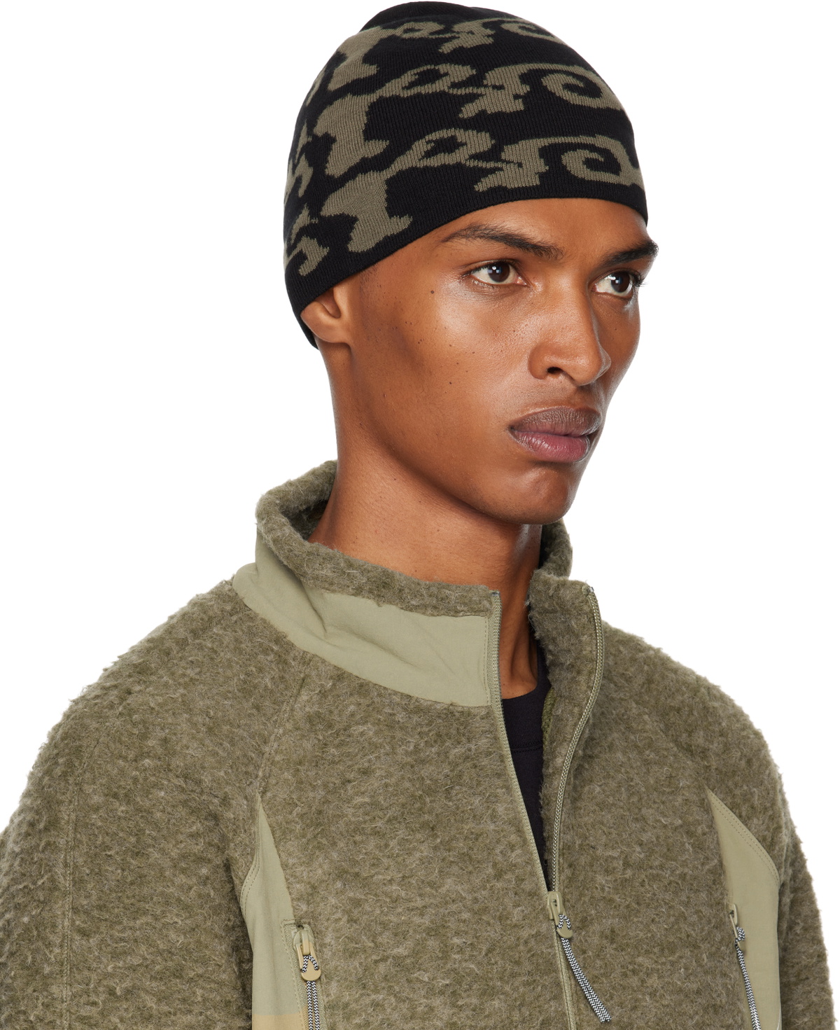 ROA Black Vortex Beanie ROA