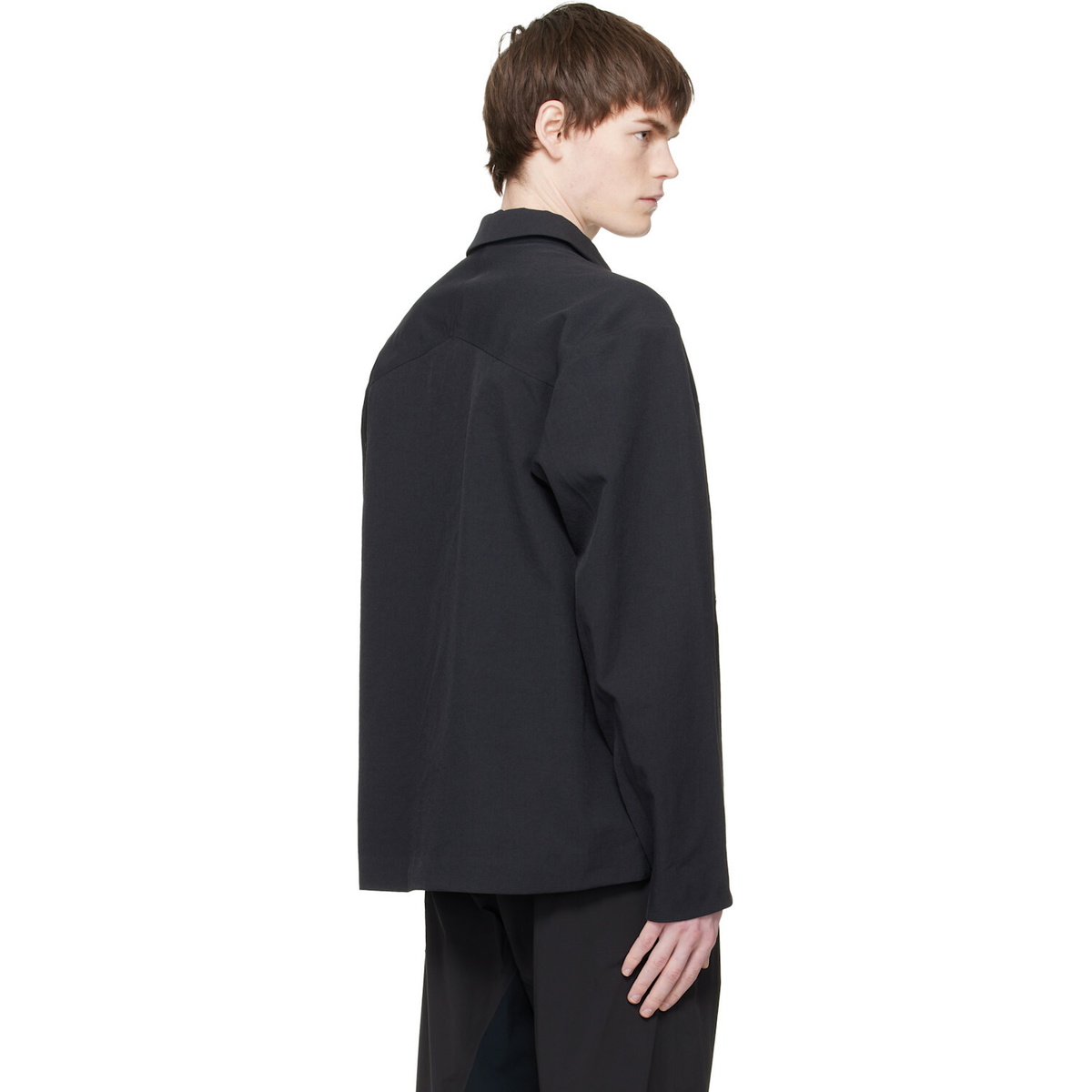 Veilance Black Mionn Softshell Overshirt
