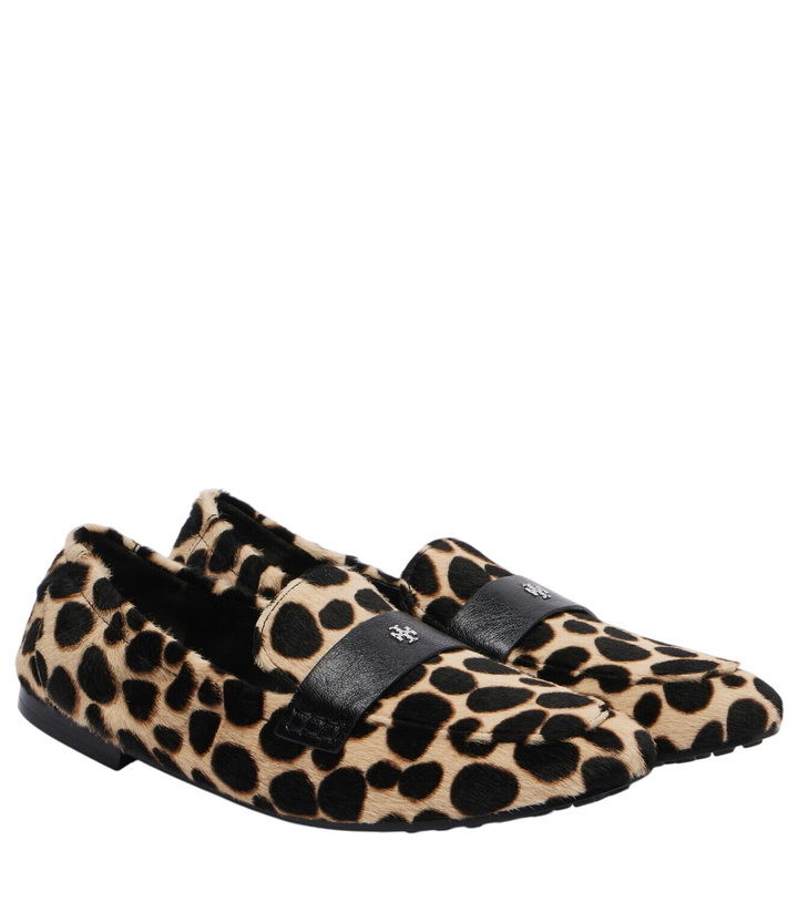Photo: Tory Burch Ballet leopard-print calf hair loafers