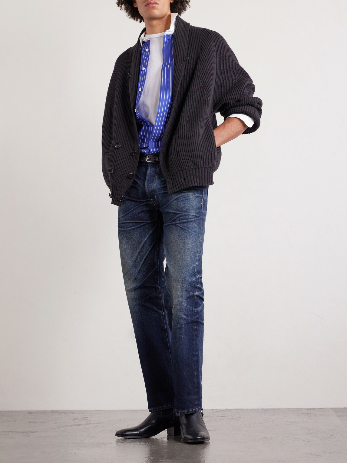 TOM FORD - Straight-Leg Selvedge Jeans - Blue