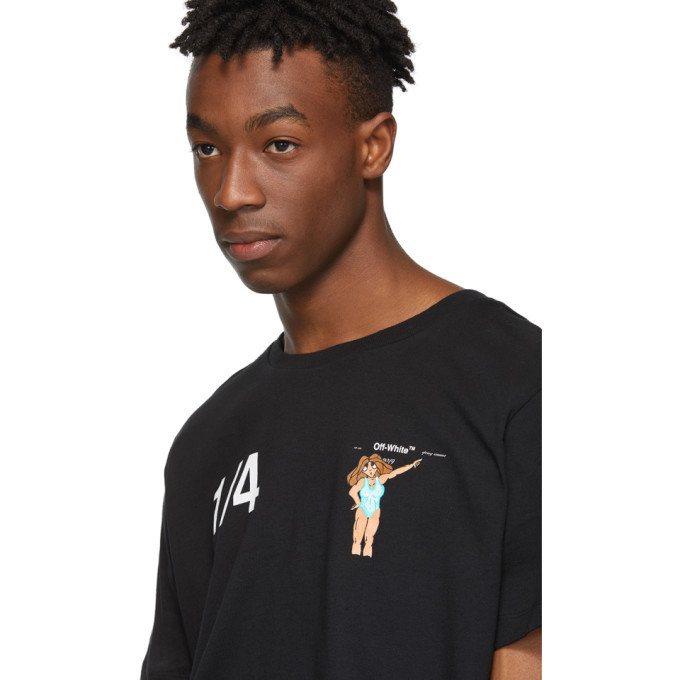 Off white impressionism 2024 black t shirt