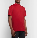 Nike Golf - TW Vapor Dri-FIT Mock Neck Golf Shirt - Red