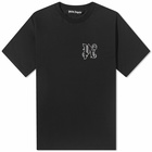 Palm Angels Men's Monogram T-Shirt in Black