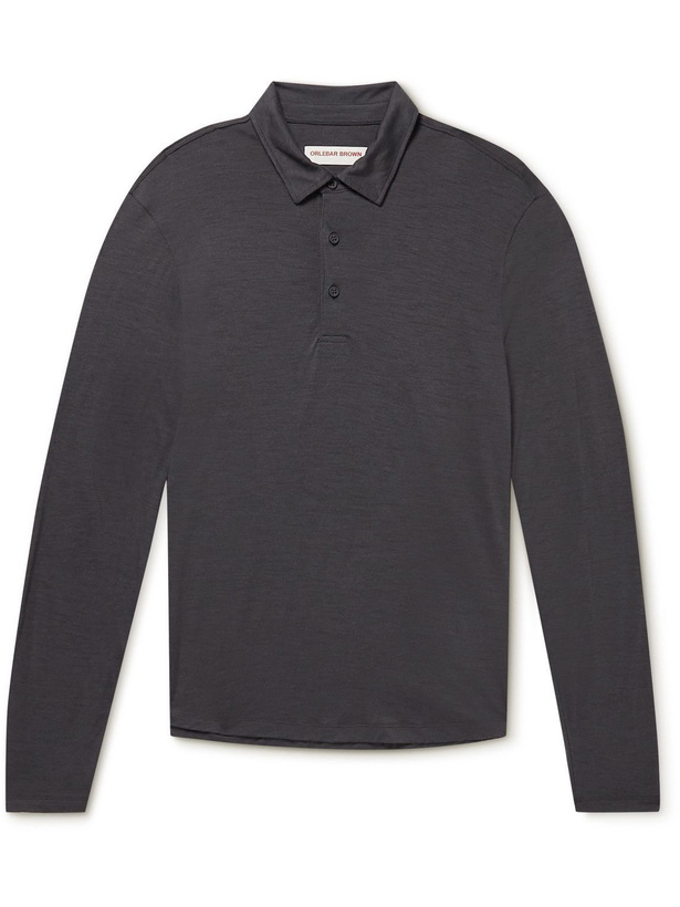 Photo: Orlebar Brown - Linwood Cotton Polo Shirt - Gray