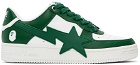 BAPE Green & White STA OS Sneakers