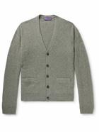 Ralph Lauren Purple label - Textured Mélange Cashmere Cardigan - Gray