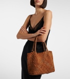 The Row Ruth Small woven leather tote bag