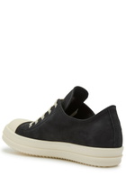 Rick Owens Nubuck Sneakers Black
