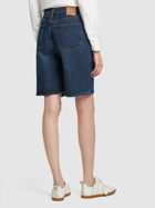 TOTEME - Classic Denim Cotton Shorts