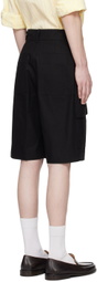 AFTER PRAY Black Cargo Shorts
