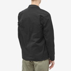 Stone Island Men's Supima Cotton Twill Stretch-TC Zip Shirt Jacket in Black