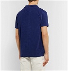 Universal Works - Vacation Cotton-Blend Terry Polo Shirt - Navy