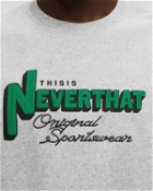 Thisisneverthat Tnt League Crewneck Grey - Mens - Sweatshirts
