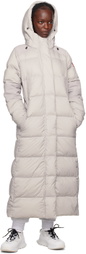 Canada Goose White Glacier Trail High Sneakers