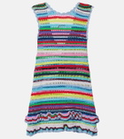 Ganni Crocheted minidress