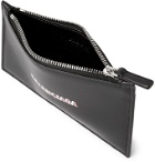 Balenciaga - Logo-Print Leather Cardholder - Black