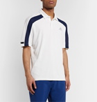 Adidas Golf - Colour-Block HEAT.RDY Mesh Golf Polo Shirt - White